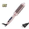 2 In 1 Curling And Straightening Hair Brush Curling Hair Styling Brush Hair Styling Comb  Home Use