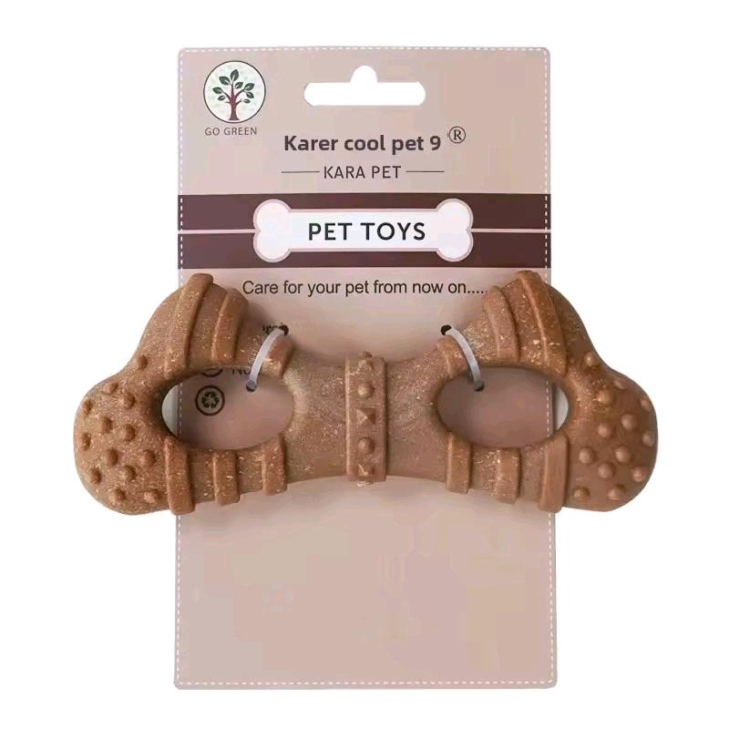 

Dog Chewing Toy Wood Plastic Molar Bone Natural Non-Toxic Anti-bite Puppy Toys For Small Medium Large Dog Pet Chew Toy