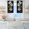 2pcs Luxurious and Gorgeous Lily Jewelry Curtains   Versatile Design Suitable for Any Style   Creating a Peaceful Living Space