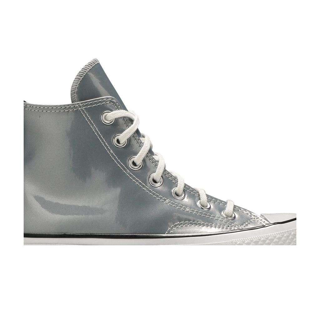 Converse Dames Chuck 70 High 'Industrial Glam' (damesmaten) Zilver / Egret / Zwarte Canvas Schoenen 568796C