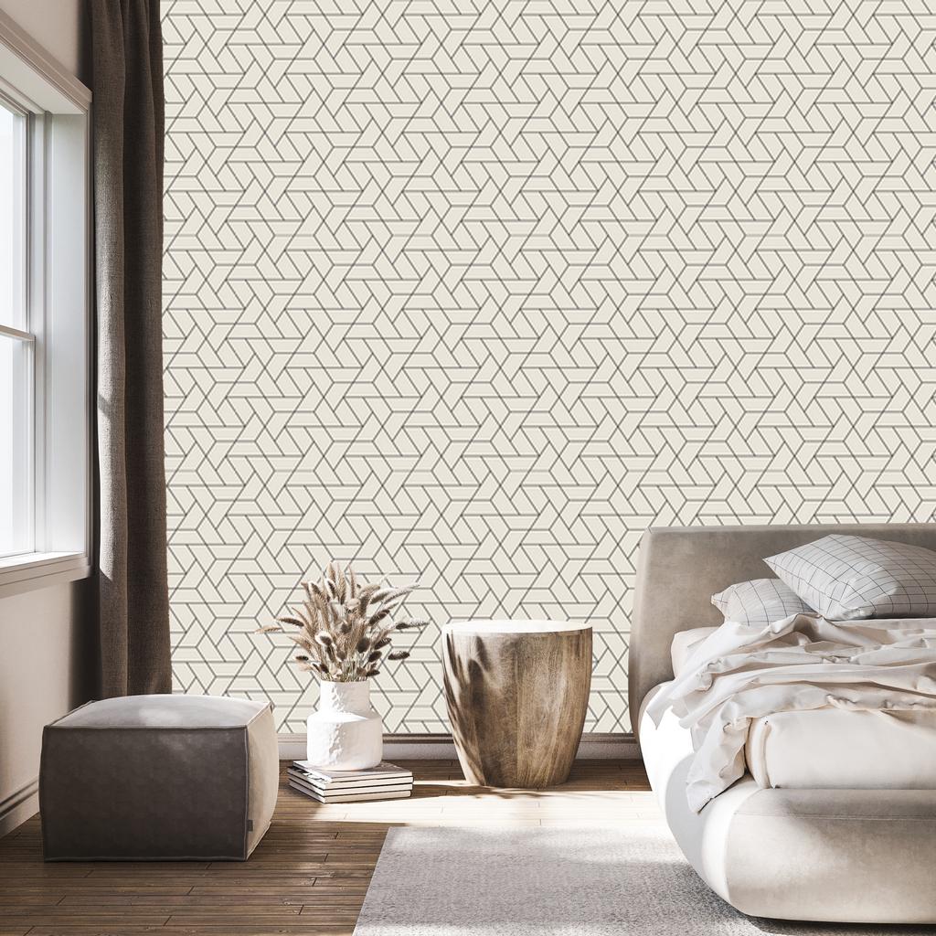 Wallpaper Modern Geometric Pattern for Living Room and Bedroom 50x1000