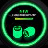 New 4PCS Luminous Car Tire Valve Cap Fluorescent Night Glowing Decor For Mondeo MK1 MK2 MK3 MK4 MK5
