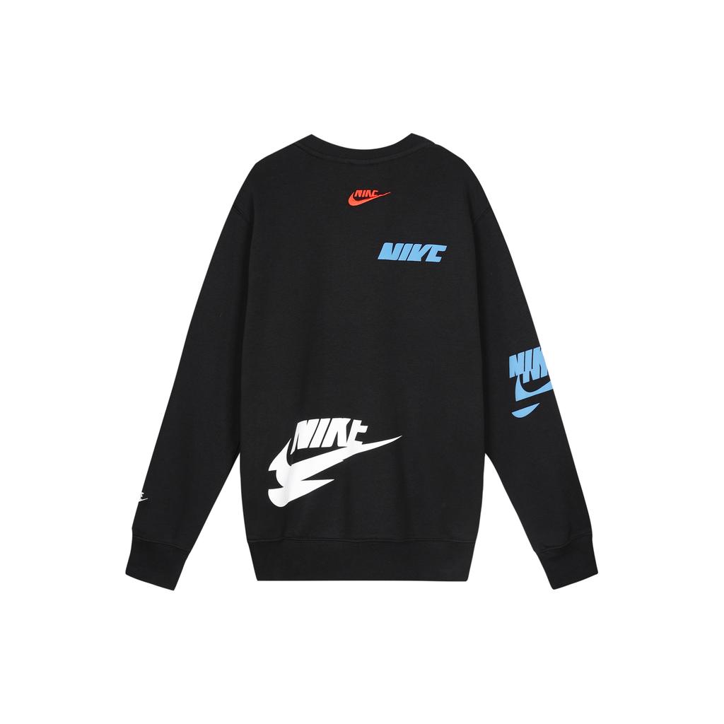 Nike Sportswear Essentials Sweatshirts Men's Black Crew Neck Thickened Regular DM6876-010