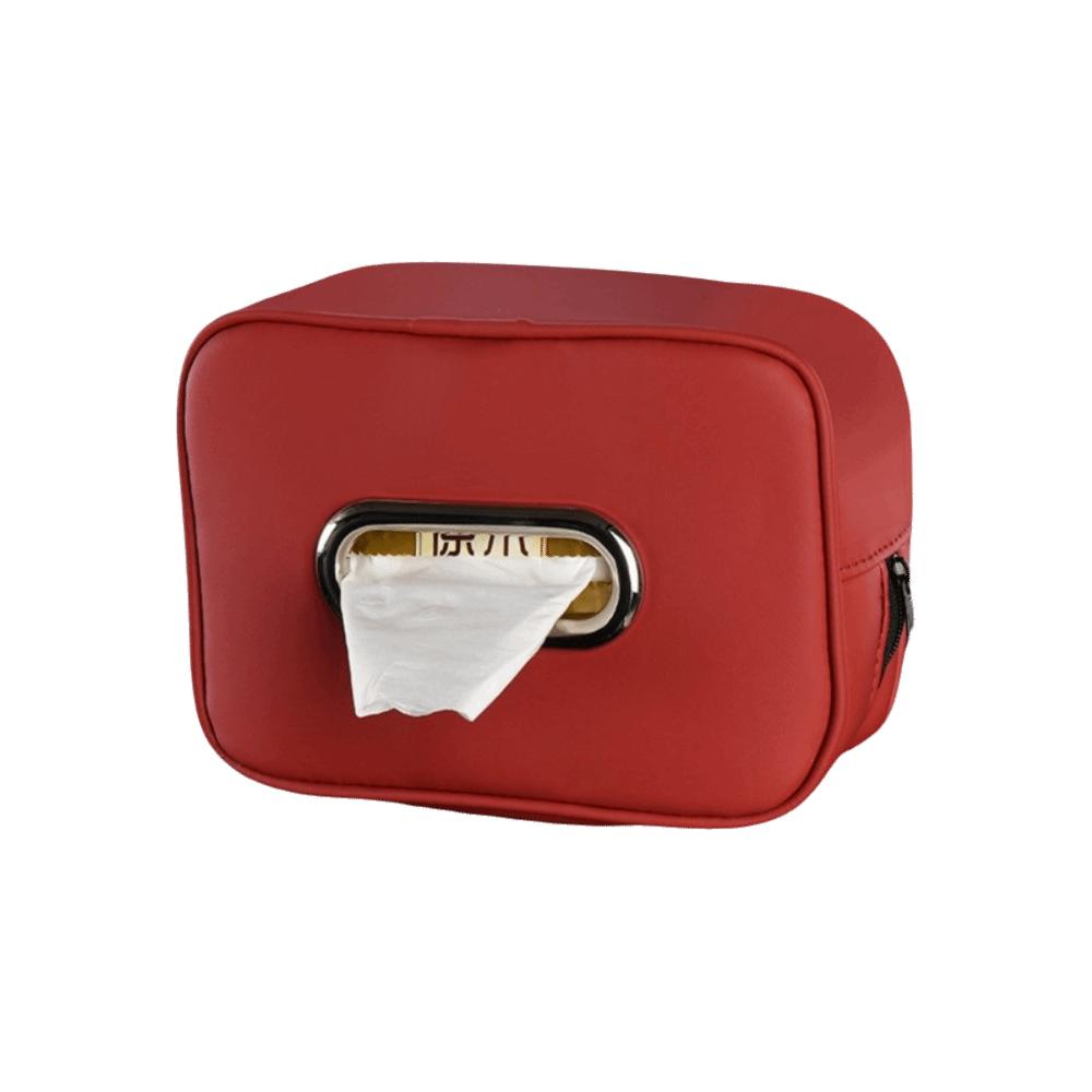 Leder Auto Taschentuchbox Minimalistische Sonnenblenden-Taschentuchbox Langlebige Taschentuch-Aufbewahrungsbox Auto Innenraum