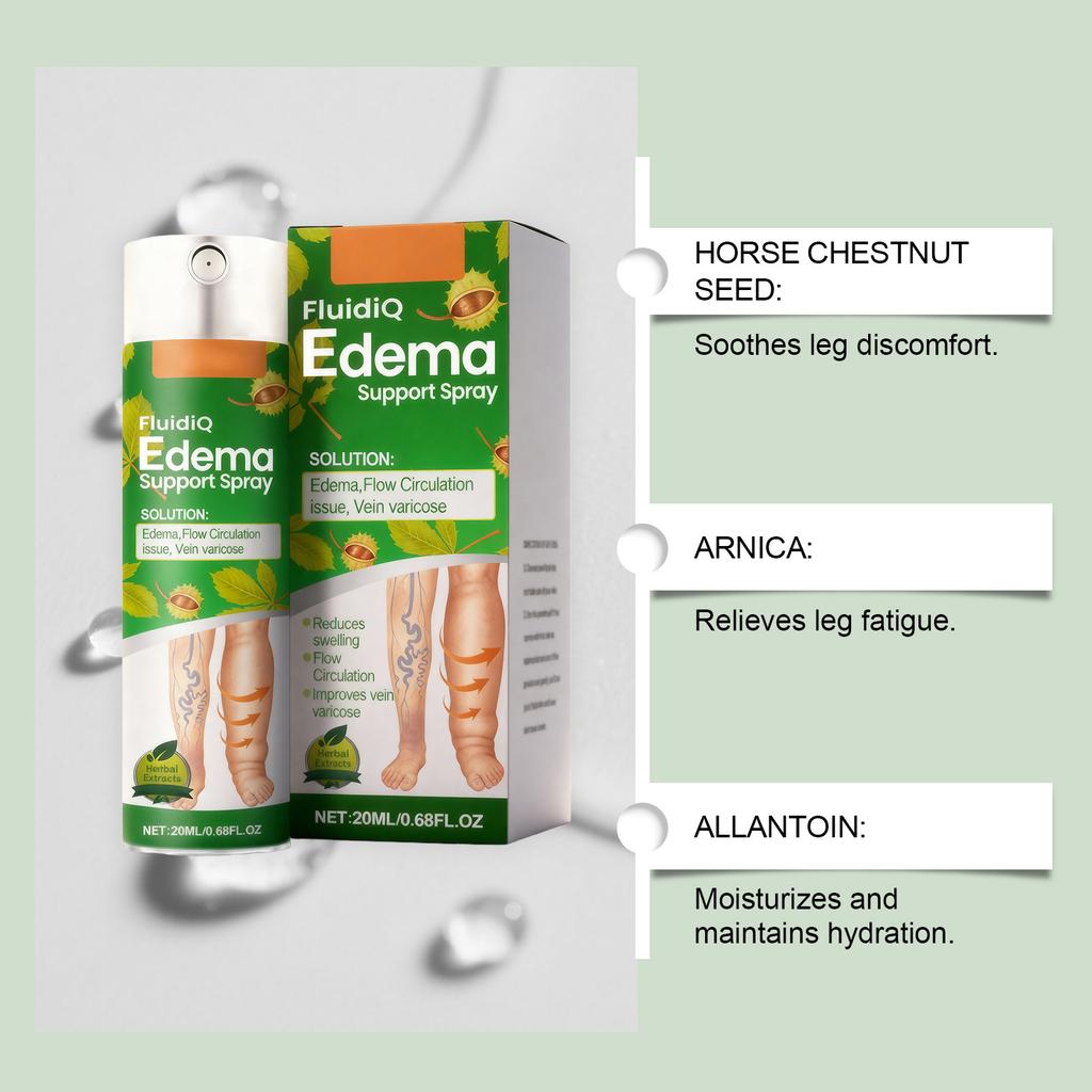 Edema Support Spray Leg Soothing Care Spray Reduces Varicose Veins And Promotes Blood Circulation Leg Care Spray,20ml