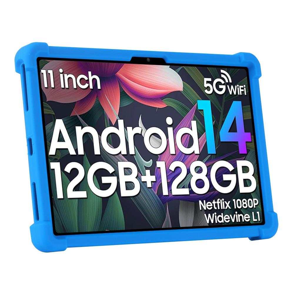 For Blackview Tab 90/Tab 90 WiFi Silicone Case with Kickstand Rugged Protective Cover