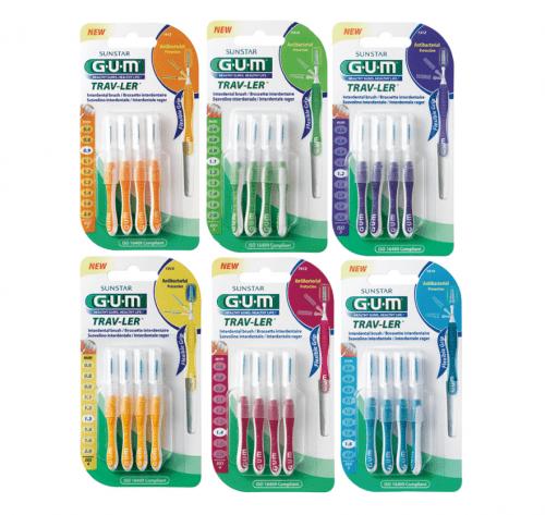 Traveler Disposable Interdental Brushes (4p) 3-Pack #1512