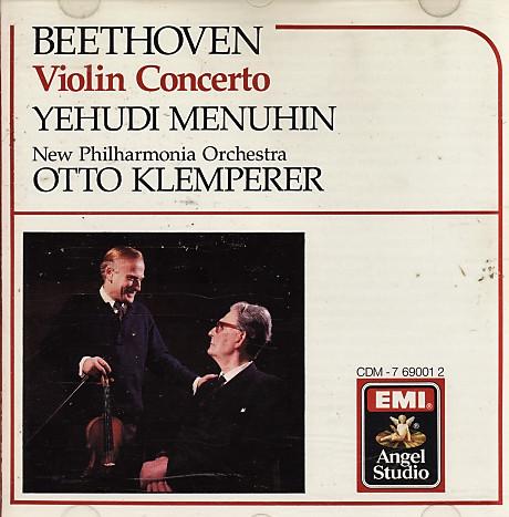 

CD БЕТХОВЕН - Концерт для скрипки с оркестром ре мажор CDM7690012 EMI 1987 США Классика Б/У