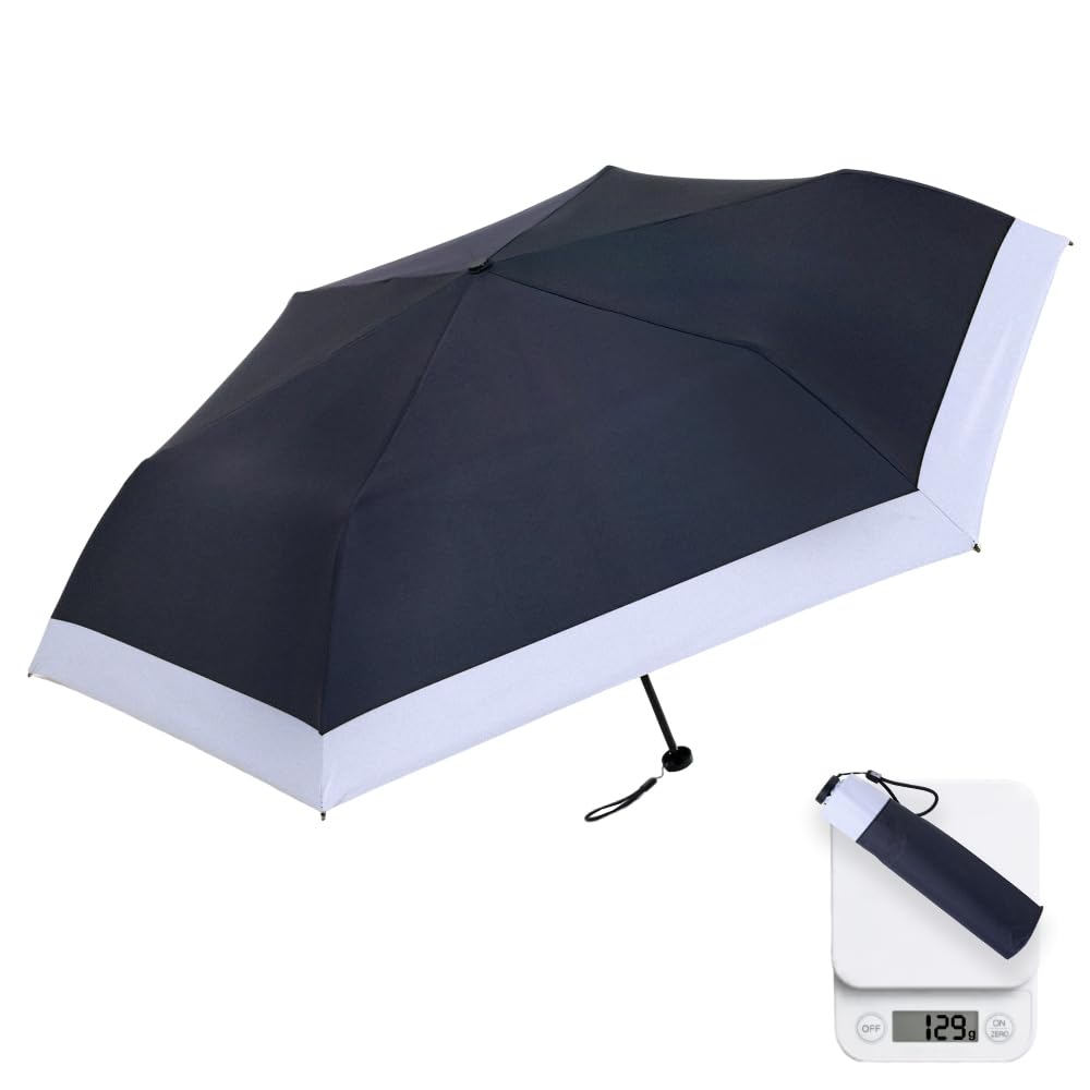Folding Parasol JIS Folding UV Folding Fully For For Both Sun and Summer Black [Hankins] Umbrella, [Lightweight 129g, Compliant] Umbrella, Protection,