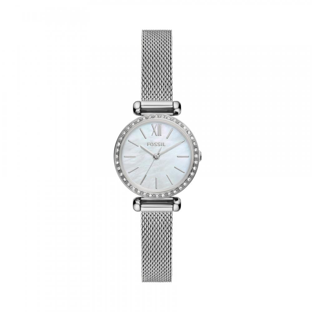 

Женские мини-часы Fossil Tillie с тремя стрелками из нержавеющей стали silver