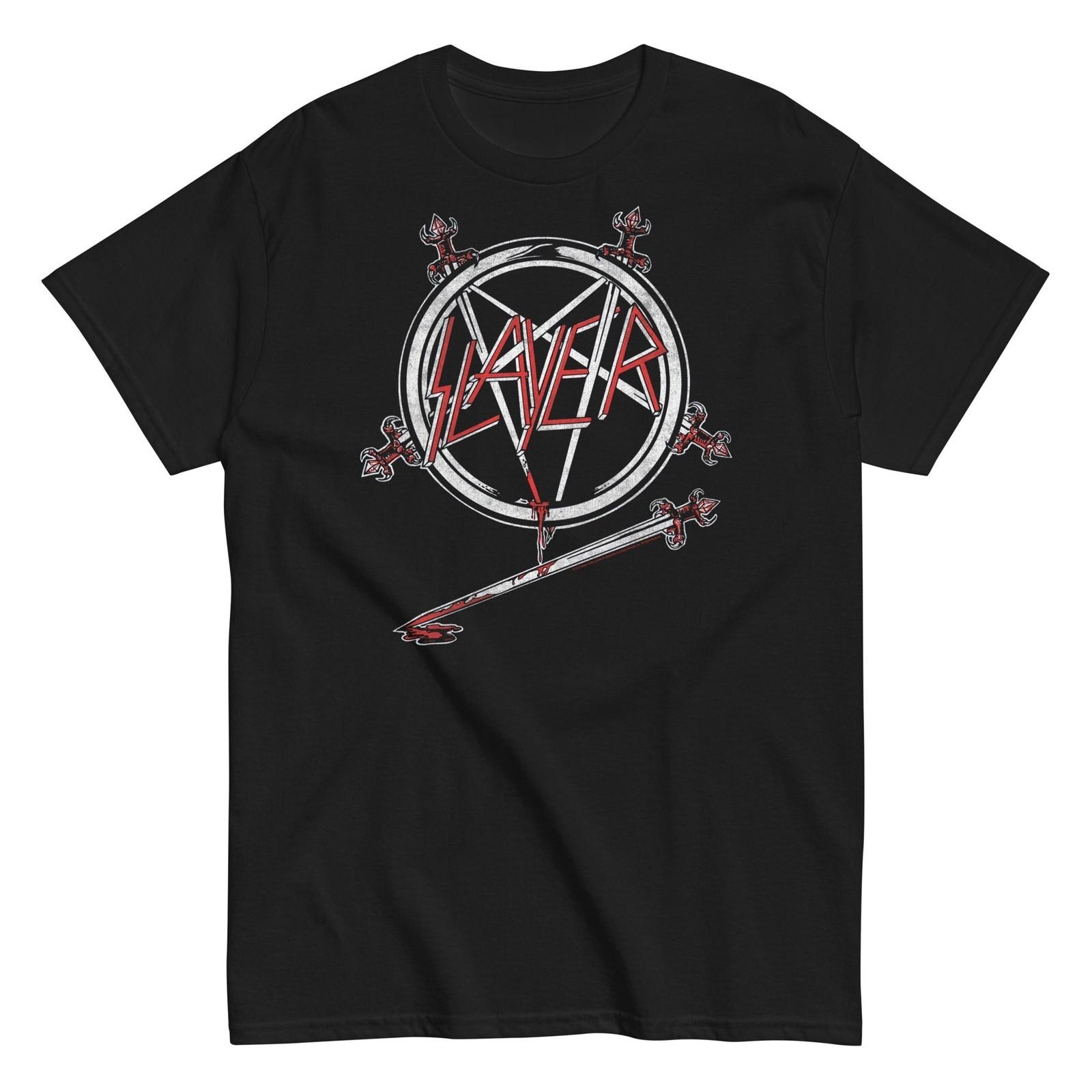 MerchMoment Slayer Sword Logo T-Shirt T-Shirt Black New XXXL