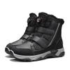 Men's Boots High Top Couple Snow Boots Plush Warm Large Size  Waterproof Anti Slip Platform Comfortable Men Shoes