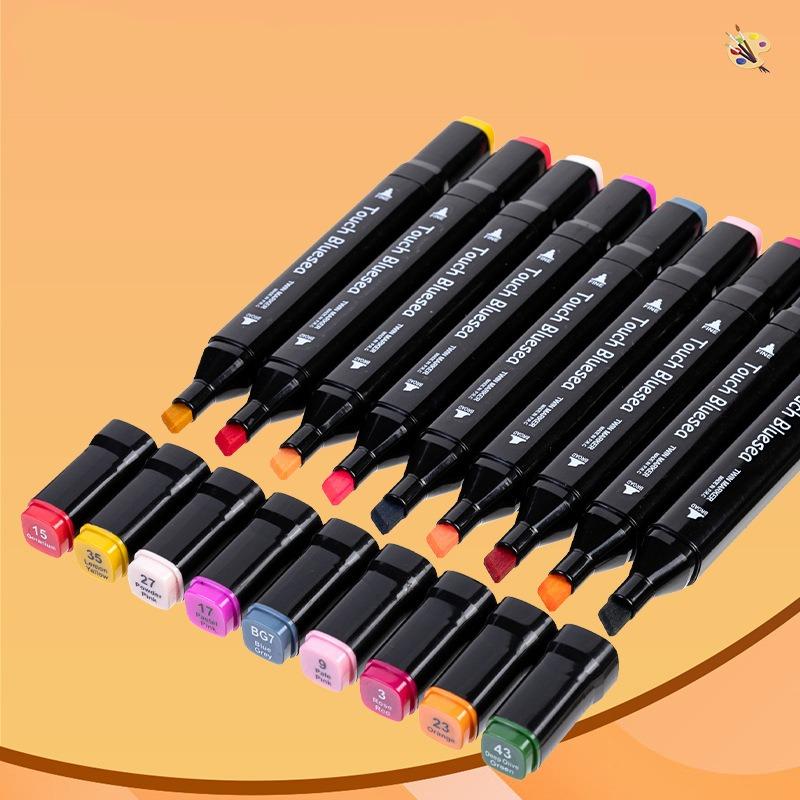 Double-headed Marker Pen Set for Beginners Animation Professional Drawing Watercolor Pens 48-color Oil-based Markers