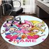 Customizable DoReMi1 Round Non-Slip Carpet - Ideal for Garden, Picnic, Office, Perfect for Decoration, Suitable For All Seasons