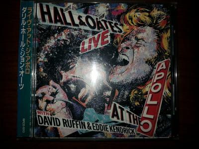 CD DARYL HALL & JOHN OATES, DAVID RUFF - Live At The Apollo RPCD1013 RCA 1985 Japan ObiRock Gebruikt