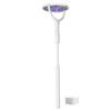 Rotating Head Electric Fly Swatter USB Rechargeable Adjustable 3500 Volt Indoor Outdoor Portable Handheld Standing Fly Zapper Racket