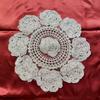 Hollowed-out Rose Embroidery Placemat Vintage Table Place Mats Lace Placemat  Wedding Decor