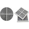 Filtre À Air De Remplacement,3 pcs Réfrigérateur Filtre à Air Réfrigérateur pour LG LT120F Kenmore Elite Réfrigérateur Congélateur