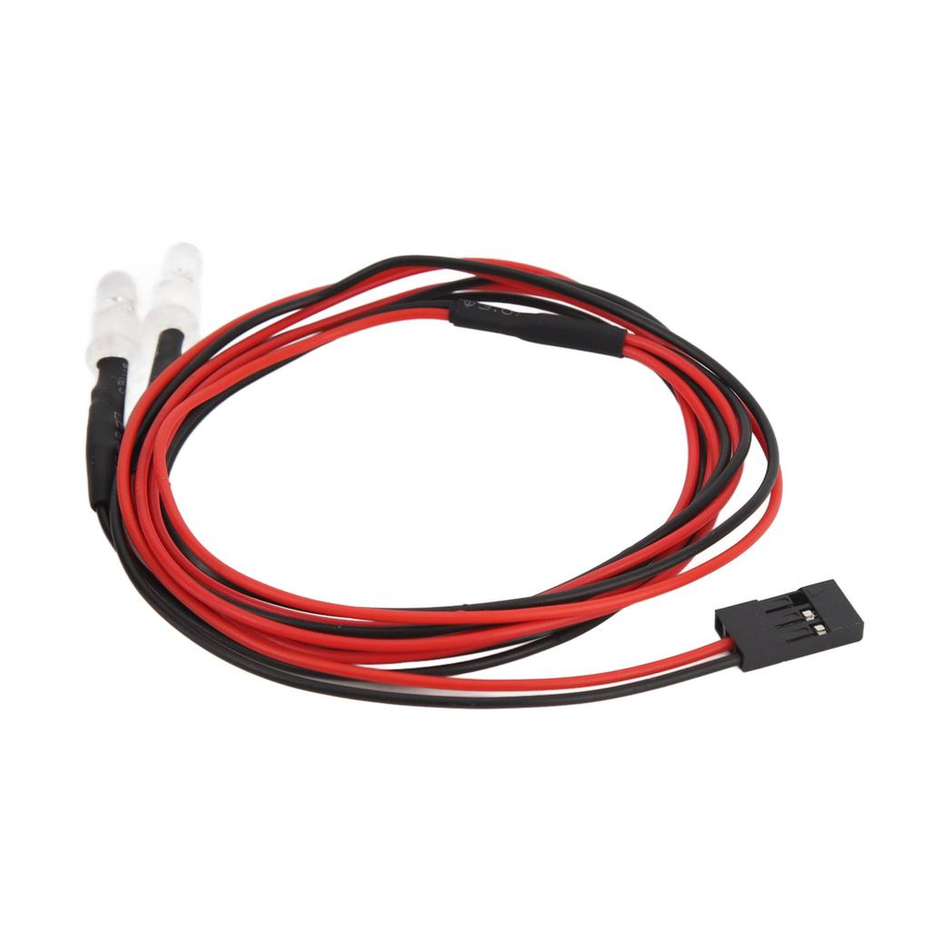 5pcs RC Car LED Light Universal High Brightness Red Light 5mm Lamp Beads 2 LED RC Light Kit for Traxxas for Hsp for Redcat