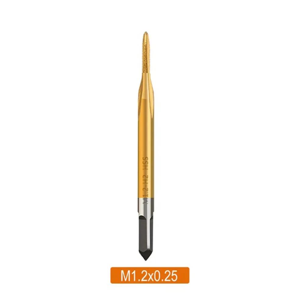 Сверло-метчик HSS с покрытием M1 M1 2 M1 4 M1 6 M1 7 M1 8 С прямым желобом для машиностроения