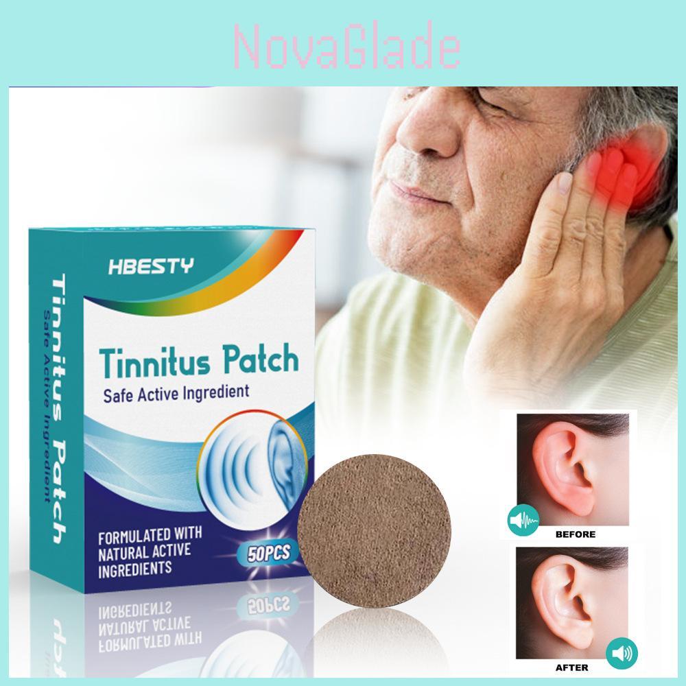 Hbesty Ear Acupressure Patches For Seniors Natural Herbal Aroma Effective Relief For Tinnitus And Hearing Issues Pack Of 50 Patches