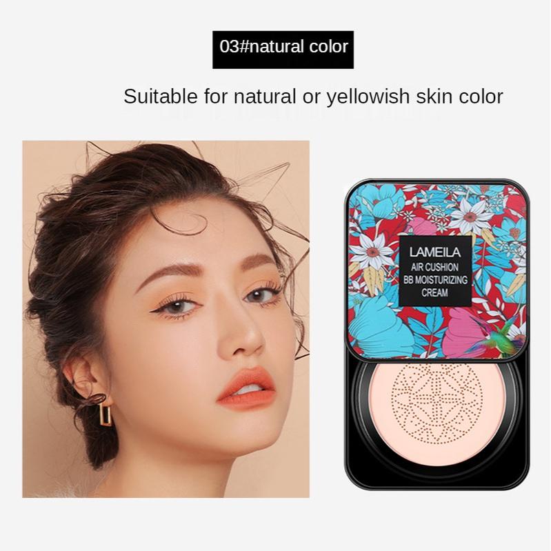 BB Air Cushion Moisturizing Foundation Concealer Mushroom Whitening Oil Control Rozjasňující CC krém na obličej
