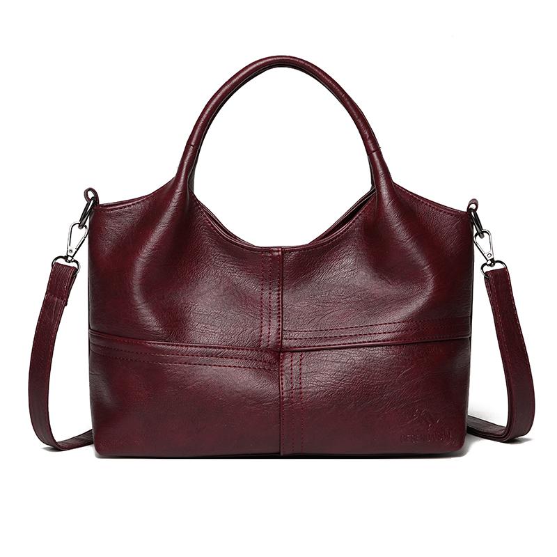 Fashion Vintage Leather Handbag with Top Handle Shoulder Bag Womens Vintage Crossbody Bag Work Shopping and Meeting Friends Ladies' Holiday Gifts