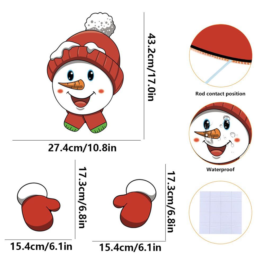 Christmas Fence Decoration DIY Garden Fence Sign Outdoor Xmas Decor Santa Clause