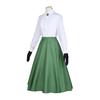 Anime Violet Evergarden Cosplay School Uniform Dress Suits Women Green Outfit Masquerade Performance Costume
