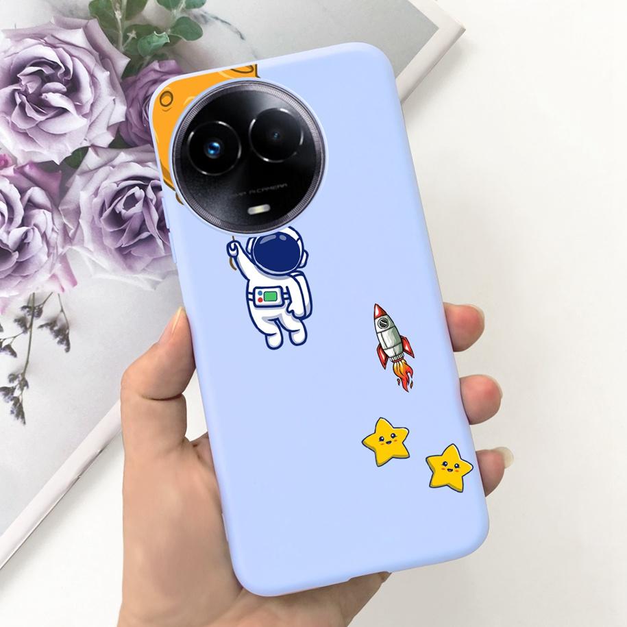 Shockproof Case For Realme 11 5G / Realme 11X Phone Cover Fashion Girls Soft Silicone Funda For Realme11 11 X 2023 RMX3785 Coque