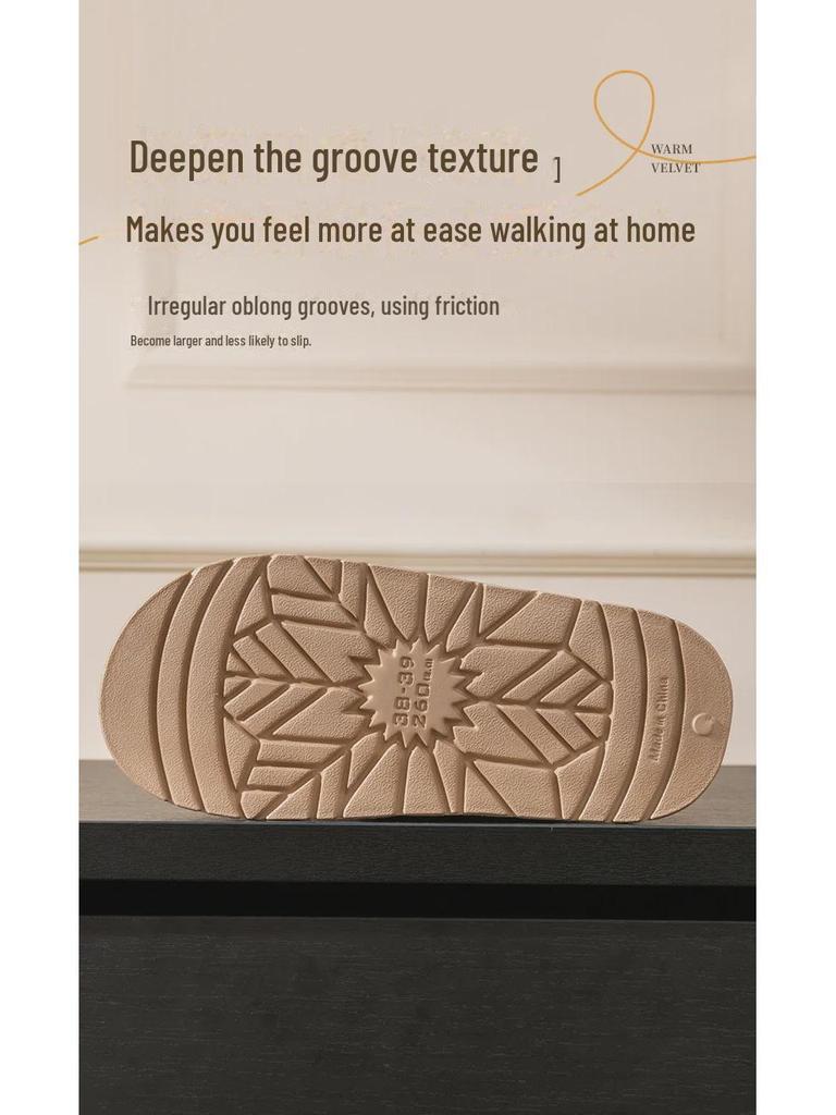 Women's 2024 Winter Mid-Tube Snow Boots: Warm, Thick Velvet, Non-Slip, Cold-Proof, Outdoor Cotton Footwear