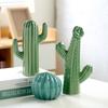 Ceramic Cactus Ornament for Tabletop Decoration and Business Gift