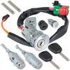 Citroen C2 2003- interruptor de encendido completo + 2x bombín de cerradura de puerta + bombín de cerradura de tapa de maletero 4 piezas. Conjunto