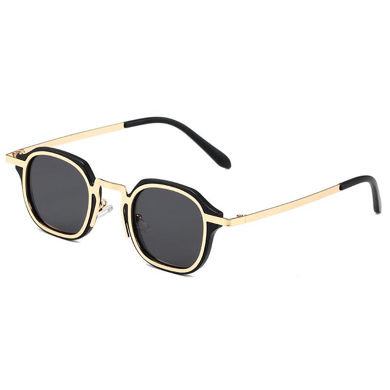 EsMen and Women Retro Luxury Sunglasses Fashion Metal Frame Sunglasses UV Protection Sunshade High Quality Driving Sunglasses