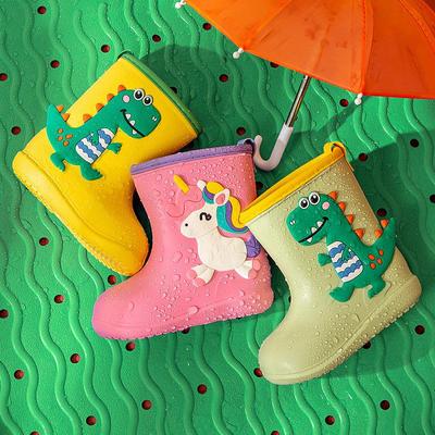 Kinder Regenschuhe Jungen und Mädchen Baby Wasserdichte EVA Regenstiefel