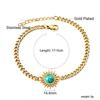 Vintage Fashion Colorful Zircon Sun Bracelet Light Luxury Gold Hand Jewelry