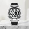Hearkent Waterproof Pedometer Watch with EL Alarm Digital LCD Classic Retro Perfect for Men Built-in Time, Steps, Distance, Backlight, Function,