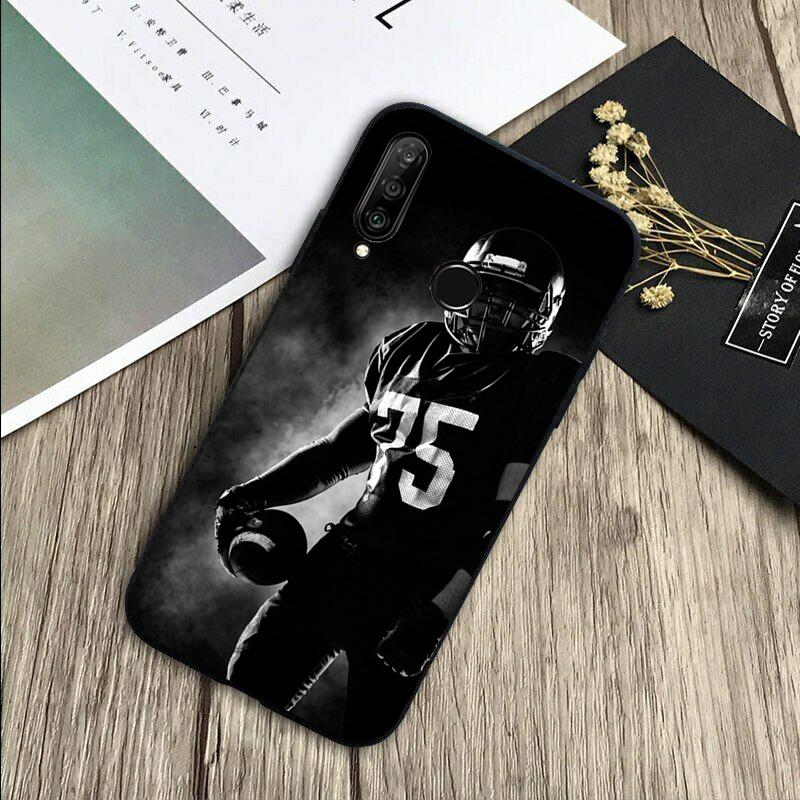 American football player sport For Huawei Nova 8i 11i 12i 12s 9 10 SE Y60 Y70 Y90 Y72 Y73 Y61 Y91 P60 Pro P30 P40 Lite Case