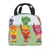 Noodle & Pals Mikrosuper Einfache Thermoisolierte Lunchtasche für Reisen Tragbare Lebensmitteltasche Männer Frauen Kühlbox Thermoisolierte Lunchboxen