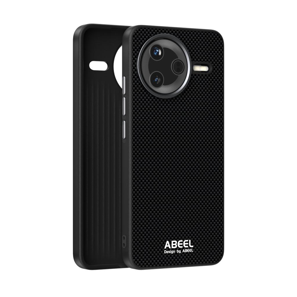 Ökologisches Lederetui Für Redmi K80 Schlank Stoßfest Magnetische Saugung Karbonfaser Hülle Abdeckung Metalllinse Griff Funda Conque Etui