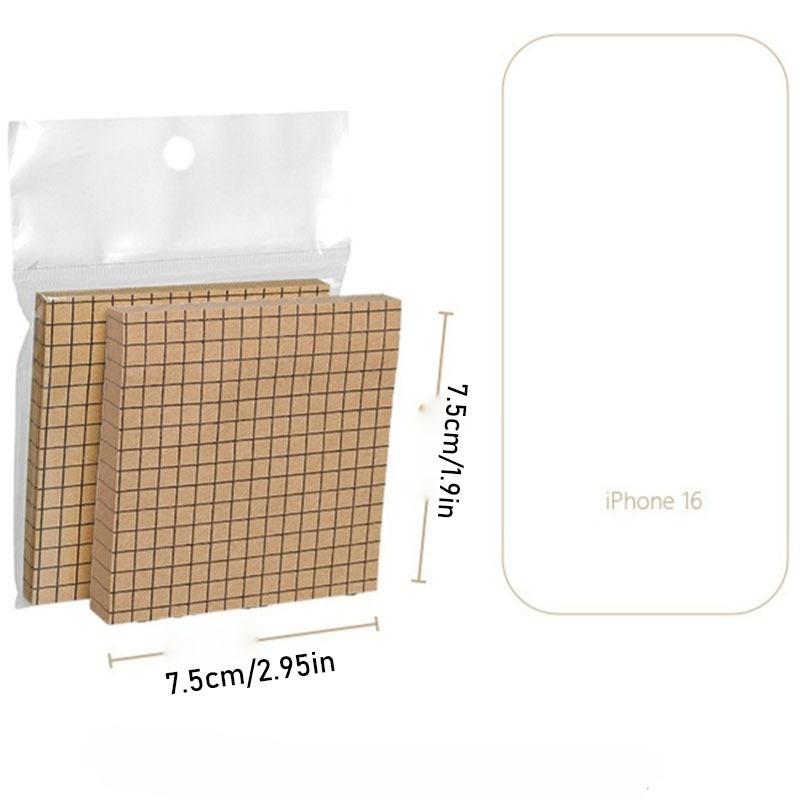 24Pcs Sticky Notes, 80sheets Per Pad Office Memo Pad Versatile Bookmark Notebook Internal Memo Pad MultiPurpose Stationery Convenient
