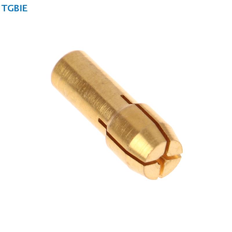 [TL][TL]7Pcs Brass Collet 1.0/1.6/2.0/2.4/3.0/3.2 + Check M8*0.75 Fits Rotary Tools Electric Grinder Accessories
