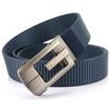 Nový pánský pásek na dojíždění s automatickou přezkou Nylonový pás, univerzální dvouvrstvý silný pás pro venkovní volný čas