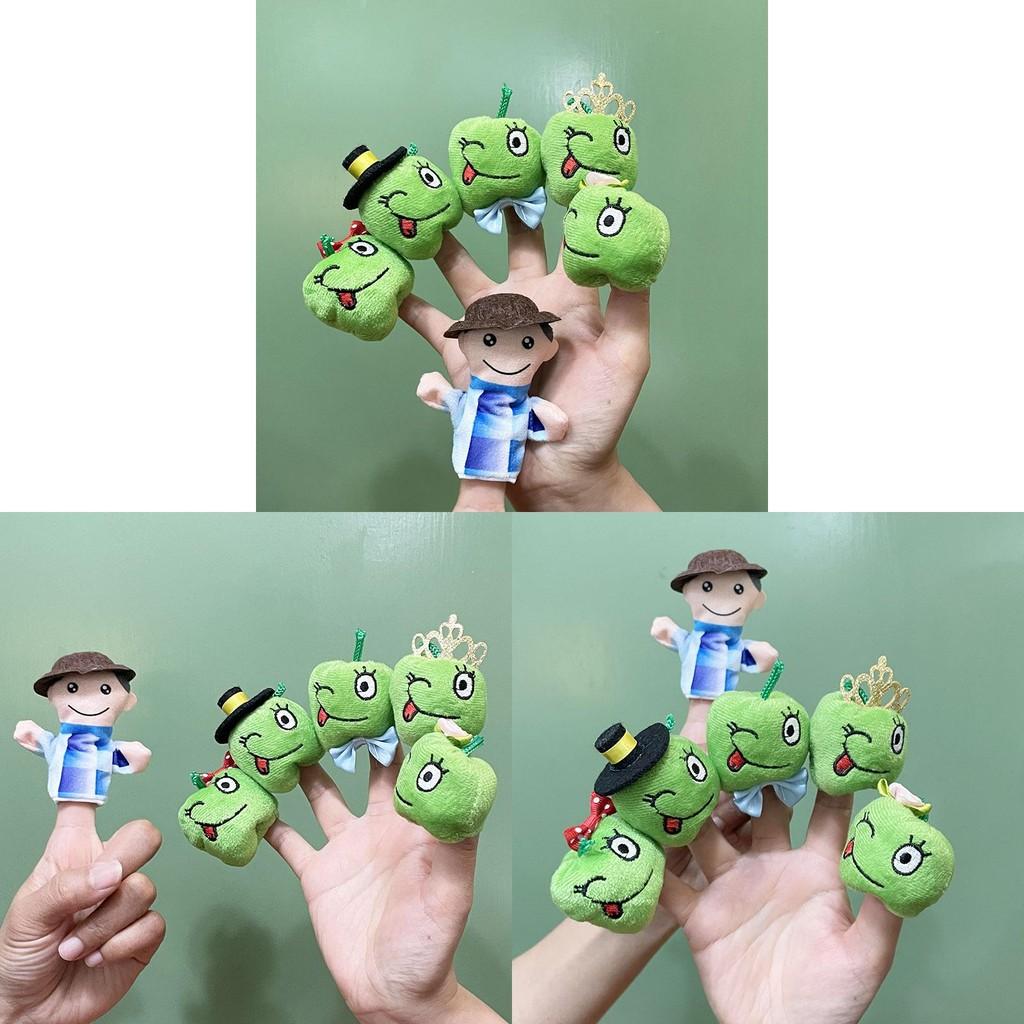 Early Childhood Farmer Education Toy Farmer Puppet Interaction Parentchild