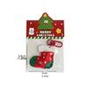 Weave Cartoon Santa Claus Keychain Christmas Tree Christmas Plush Toy  Backpack Decor