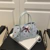 Summer New Popular Handbag Bag Women's Fashion Exquisite Shoulder Bag Bow Cute Commuter Messenger Bag