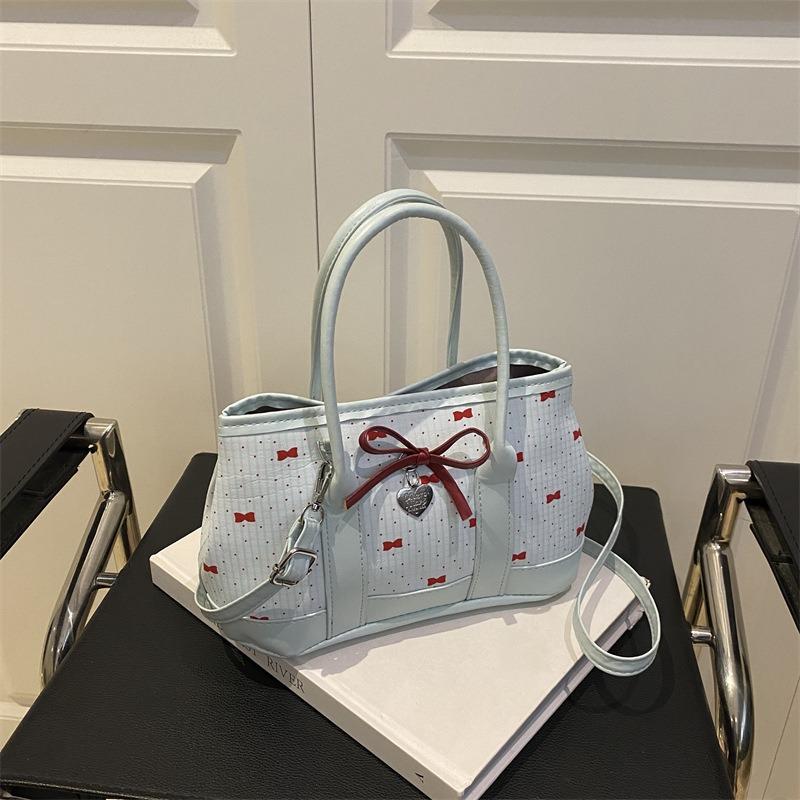 Summer New Popular Handbag Bag Women's Fashion Exquisite Shoulder Bag Bow Cute Commuter Messenger Bag