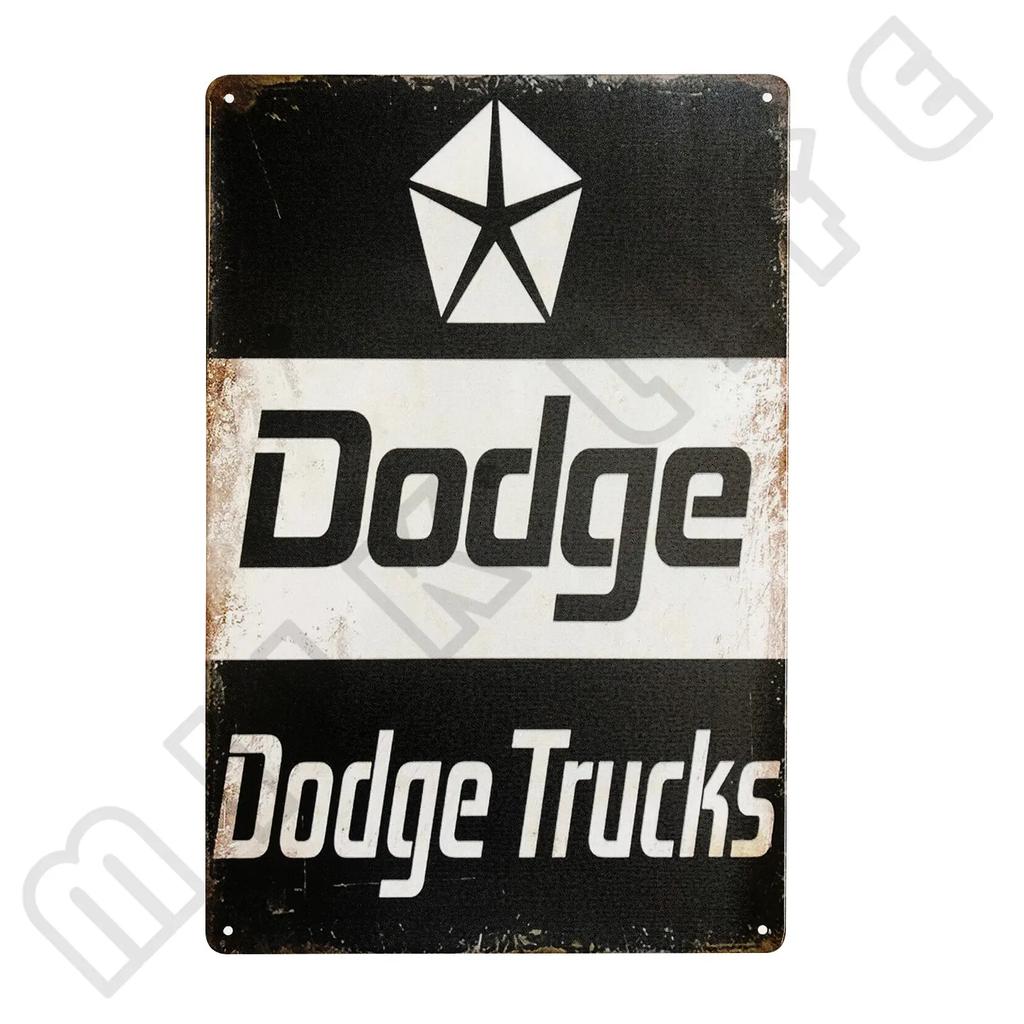 Dodge RAM Nur Parken Metall Blechschilder, Retro Poster für Zuhause Schlafzimmer Garage Bar Club Vintage Wandkunst Dekor