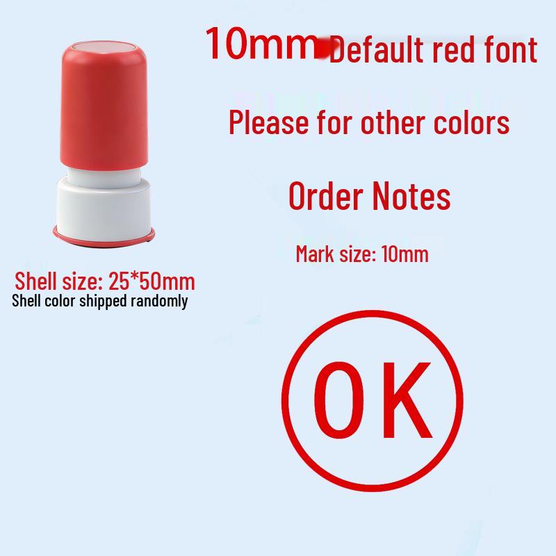 Children's Reward Stamp Set: Cartoon Teacher Small Red Flower Stamps for Kindergarten and Primary School