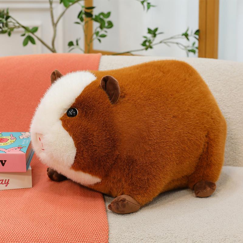 Süßes Cartoon Braunes Pose Holländisches Schwein Plüschtier Puppe Für Kinder Kinder Geschenk
